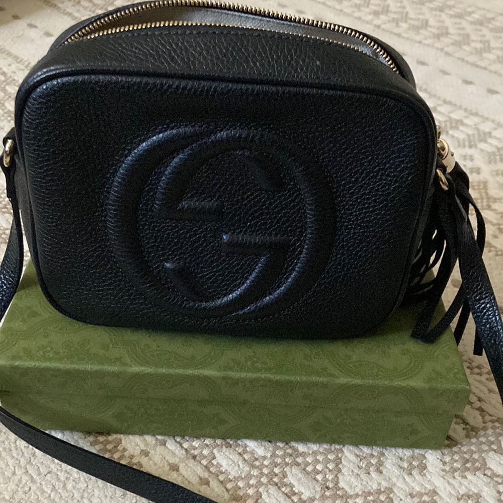 Gucci Black Leather Disco Bag - Picture 6 of 8